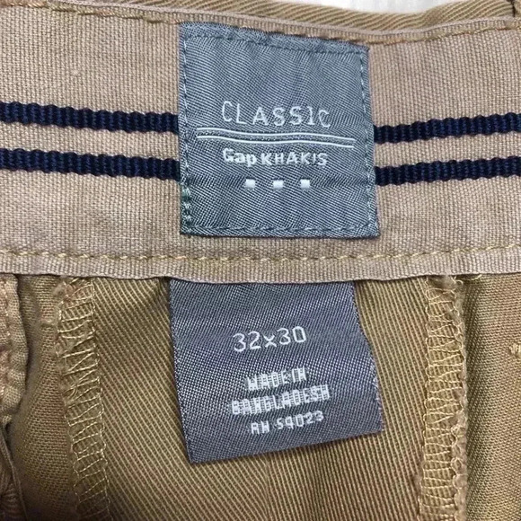 GAP Factory Khaki Straight  Fit Pants Size 32 - Picture 8 of 16